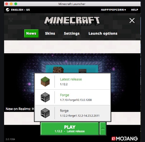 minecraft forge macbook